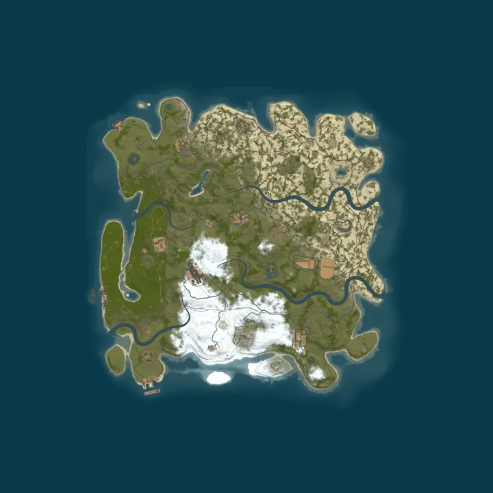 Map of Pure Casual Rust [Bots/Botbases] 3x