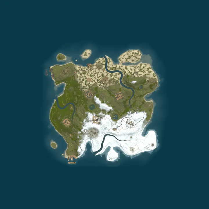 Map of Rust Serverr