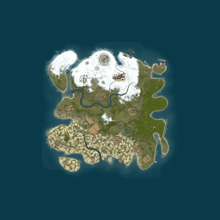Map of URBAN RUST #1 [ X50 | NO LIMIT | KITS | CLANS | TP ]