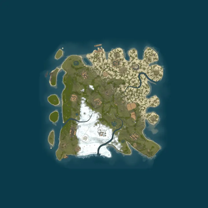 Map of RATLAND EU #1. Vanilla+ 2x bi-weekly /solo/duo/trio/quad