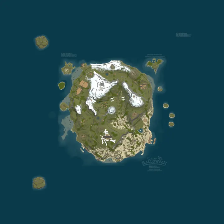 Map of EU Markiii-Rust PVE | 900+ Raids | Custom Weapons | Markiii-Pro