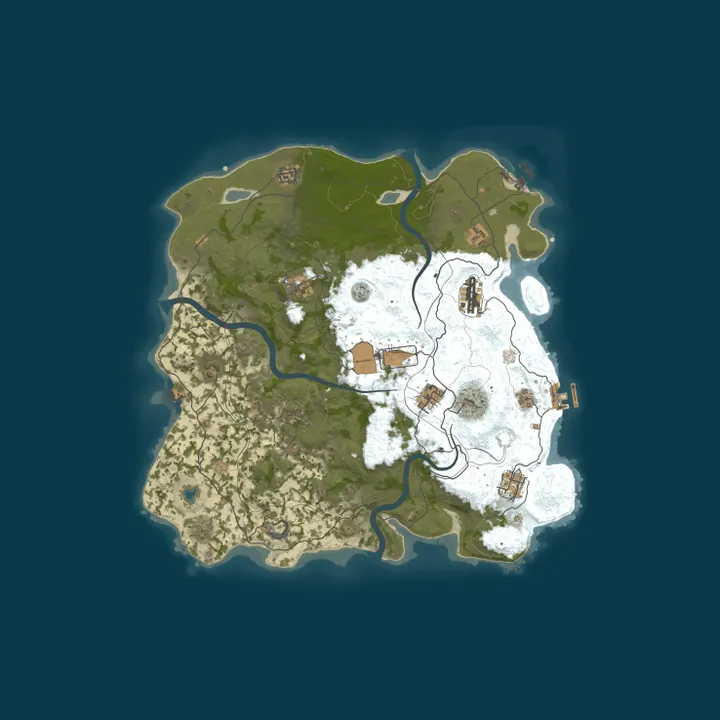 Map of SURVIVORS.GG #7 [ 2x Vanilla ] WIPED 28.10