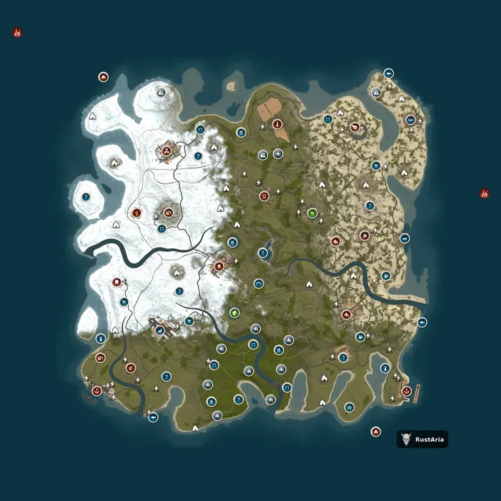Map of RustAria #2 [х2 | NoLimit | Мoскoвcкий]