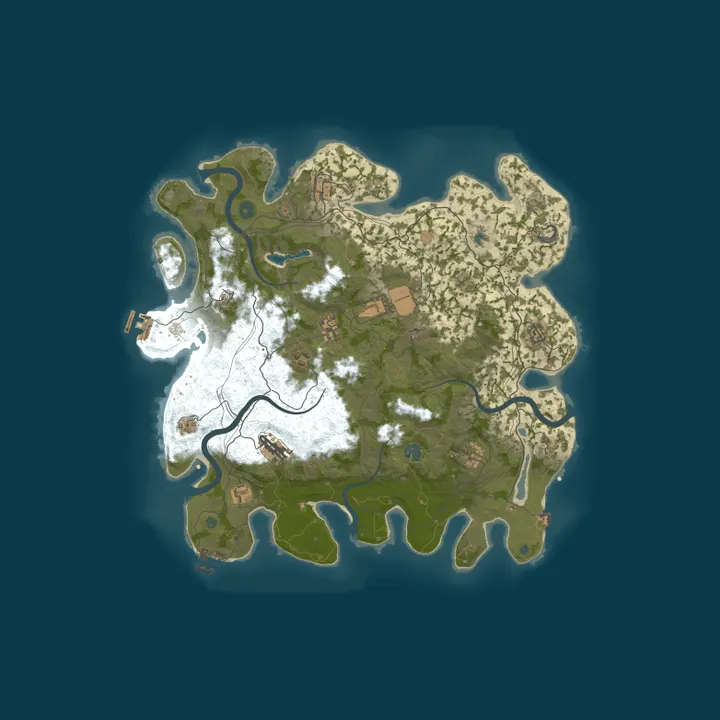 Map of 666 RUST 2Х|ДЛЯ НОВИЧКОВ|РОССИЯ 21.10