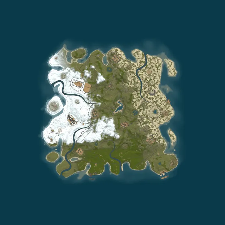 Map of 『独狼生存』|10.16档|单人|Solo|新手村|萌新入门|