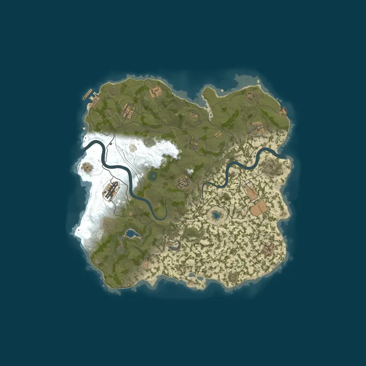 Map of WEREWOLF GAMING.CO 5x Solo/Duo/Trio/Quad/Max 5|TP|Lootx5|WIPED