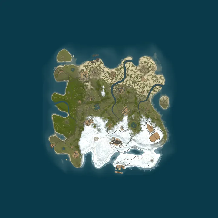 Map of GANTRAP_RUST X3 EU |Solo/Duo/Trio|LootX3|