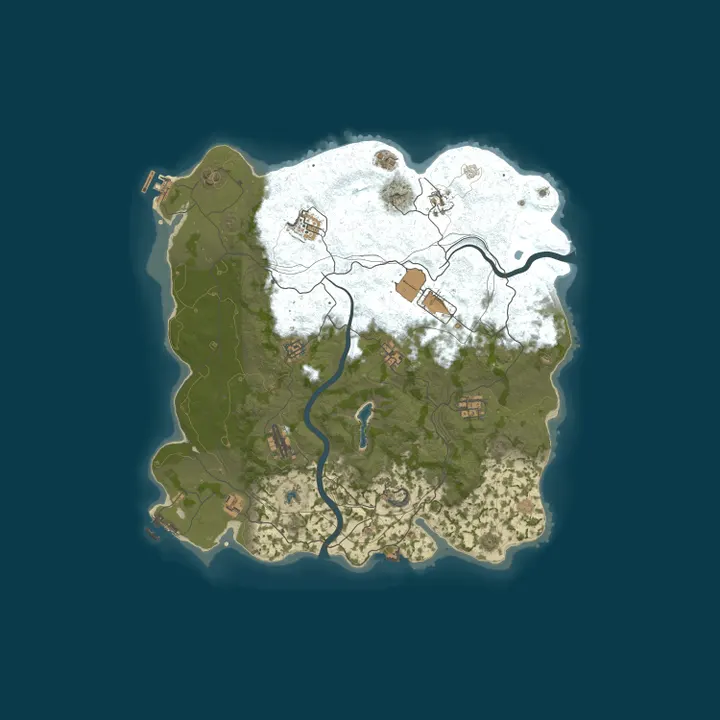 Map of US RENEGADE 2x Monthly | Solo Duo | 50% Upkeep | No BP Wipe