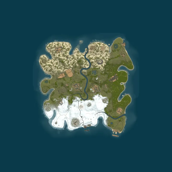 Map of ANGRY BEAVER - 2X - PVP/PVE