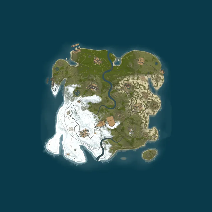 Map of [Baltic] Akmenslandia Small - Latvia | Lithuania | Estonia